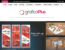 Tablet Screenshot of graficaplus.it